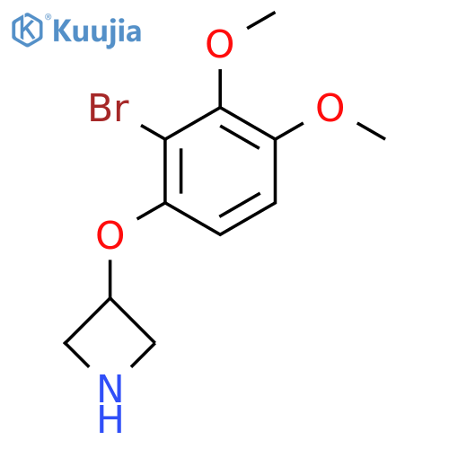3-(2-bromo-3,4-dimethoxyphenoxy)azetidine structure