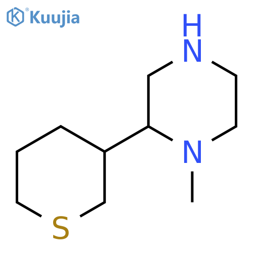 1-methyl-2-(thian-3-yl)piperazine structure