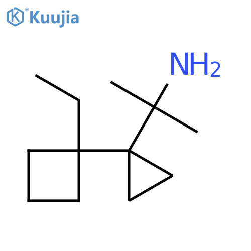 2-1-(1-ethylcyclobutyl)cyclopropylpropan-2-amine structure