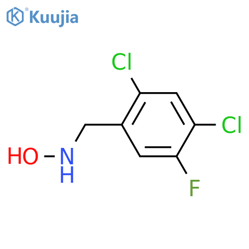 N-(2,4-dichloro-5-fluorophenyl)methylhydroxylamine structure