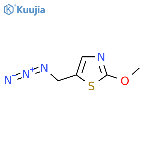5-(azidomethyl)-2-methoxy-1,3-thiazole structure
