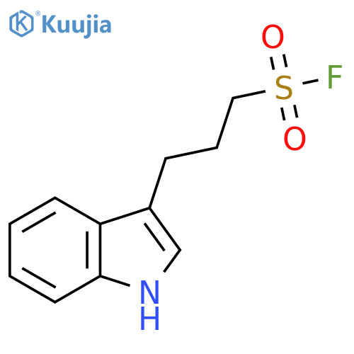 3-(1H-indol-3-yl)propane-1-sulfonyl fluoride structure