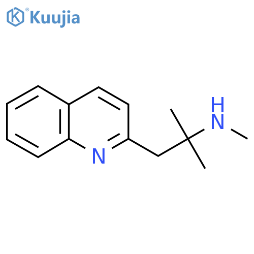 methyl2-methyl-1-(quinolin-2-yl)propan-2-ylamine structure