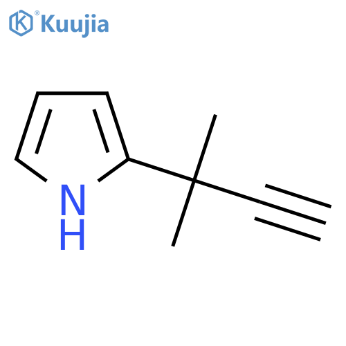 2-(2-methylbut-3-yn-2-yl)-1H-pyrrole structure