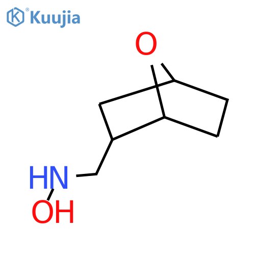 N-({7-oxabicyclo2.2.1heptan-2-yl}methyl)hydroxylamine structure