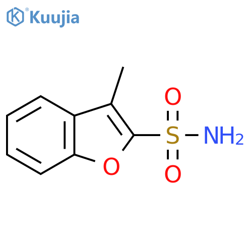 3-methyl-1-benzofuran-2-sulfonamide structure