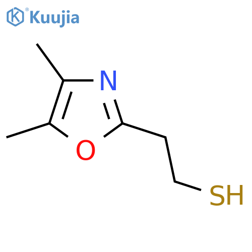 2-(dimethyl-1,3-oxazol-2-yl)ethane-1-thiol structure