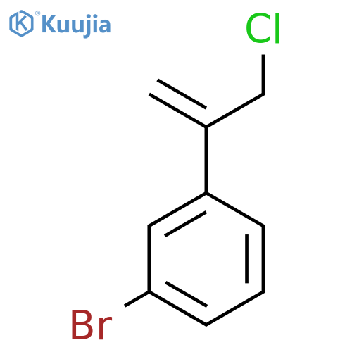 1-bromo-3-(3-chloroprop-1-en-2-yl)benzene structure