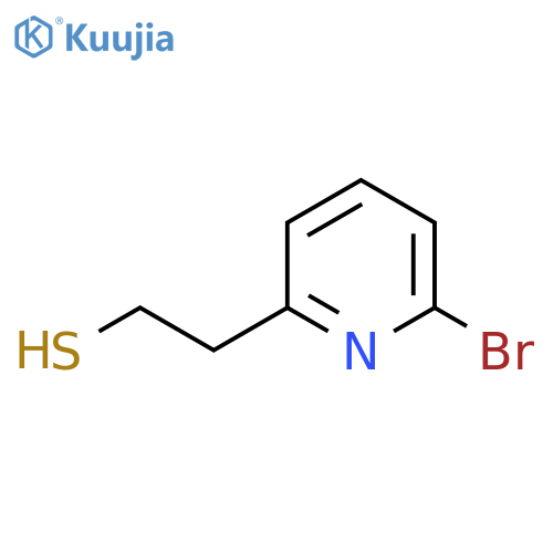 2-(6-bromopyridin-2-yl)ethane-1-thiol structure