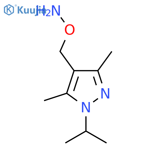 O-{3,5-dimethyl-1-(propan-2-yl)-1H-pyrazol-4-ylmethyl}hydroxylamine structure