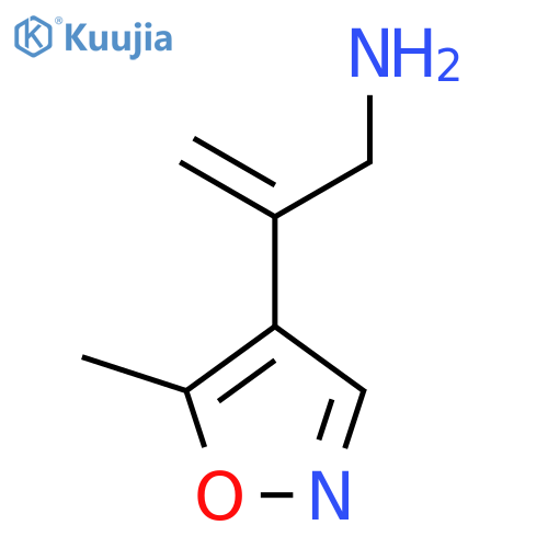 2-(5-methyl-1,2-oxazol-4-yl)prop-2-en-1-amine structure