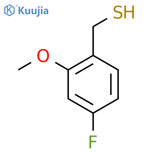 (4-fluoro-2-methoxyphenyl)methanethiol structure
