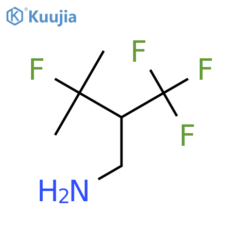 2-(aminomethyl)-1,1,1,3-tetrafluoro-3-methylbutane structure