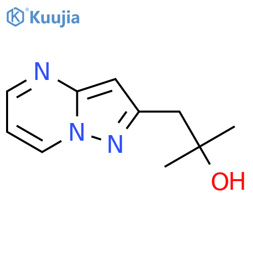 2-methyl-1-{pyrazolo1,5-apyrimidin-2-yl}propan-2-ol structure