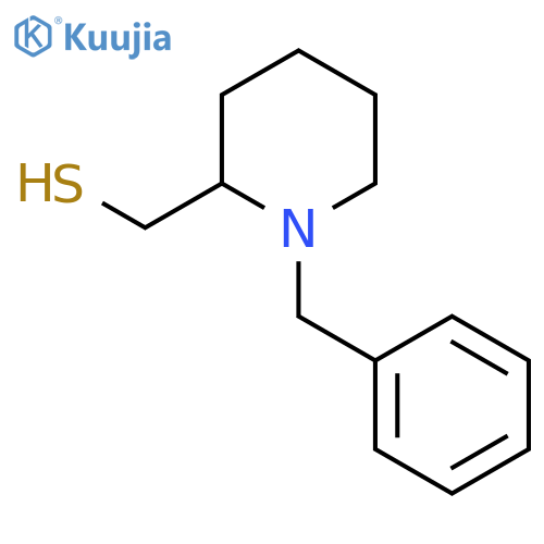 (1-benzylpiperidin-2-yl)methanethiol structure
