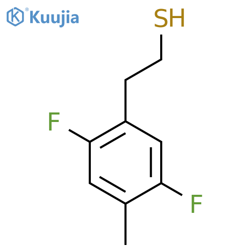2-(2,5-difluoro-4-methylphenyl)ethane-1-thiol structure