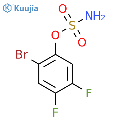2-bromo-4,5-difluorophenyl sulfamate structure