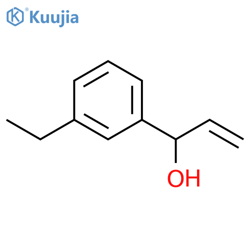 1-(3-ethylphenyl)prop-2-en-1-ol structure