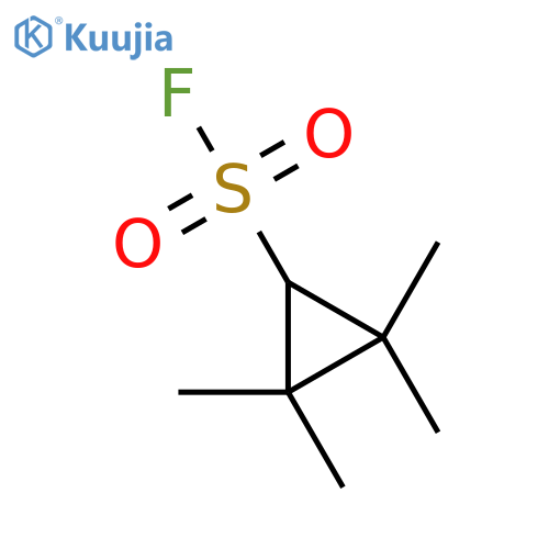 2,2,3,3-tetramethylcyclopropane-1-sulfonyl fluoride structure