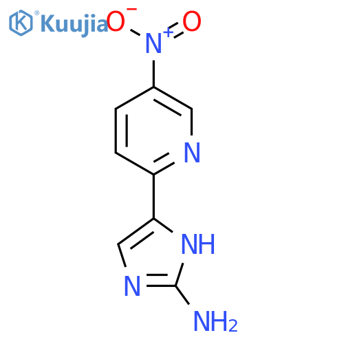 5-(5-nitropyridin-2-yl)-1H-imidazol-2-amine structure