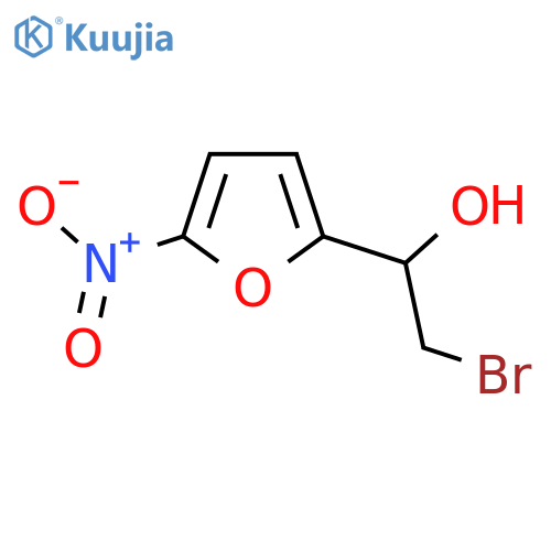 2-bromo-1-(5-nitrofuran-2-yl)ethan-1-ol structure