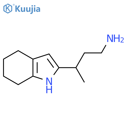 3-(4,5,6,7-tetrahydro-1H-indol-2-yl)butan-1-amine structure