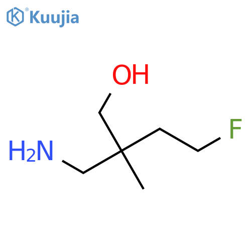 2-(aminomethyl)-4-fluoro-2-methylbutan-1-ol structure