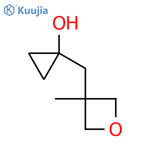 1-(3-methyloxetan-3-yl)methylcyclopropan-1-ol structure
