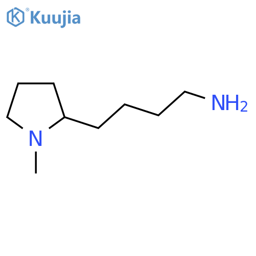 4-(1-methylpyrrolidin-2-yl)butan-1-amine structure