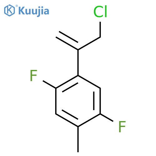 1-(3-chloroprop-1-en-2-yl)-2,5-difluoro-4-methylbenzene structure