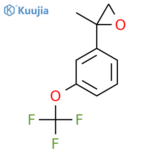 2-methyl-2-3-(trifluoromethoxy)phenyloxirane structure