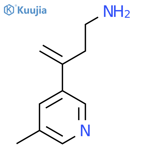 3-(5-methylpyridin-3-yl)but-3-en-1-amine structure