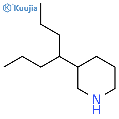 3-(heptan-4-yl)piperidine structure