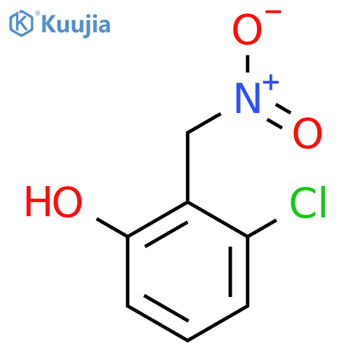 3-chloro-2-(nitromethyl)phenol structure