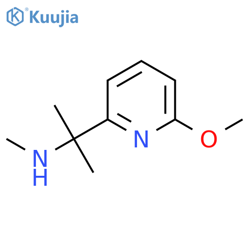 2-(6-methoxypyridin-2-yl)propan-2-yl(methyl)amine structure