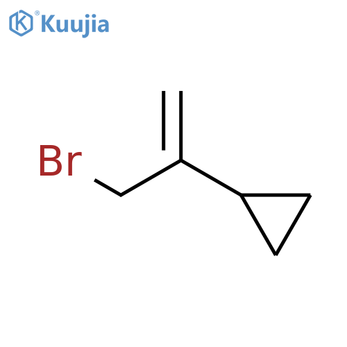 (3-bromoprop-1-en-2-yl)cyclopropane structure