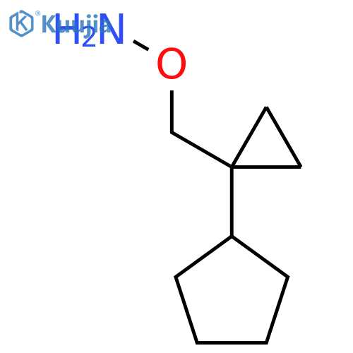 O-(1-cyclopentylcyclopropyl)methylhydroxylamine structure