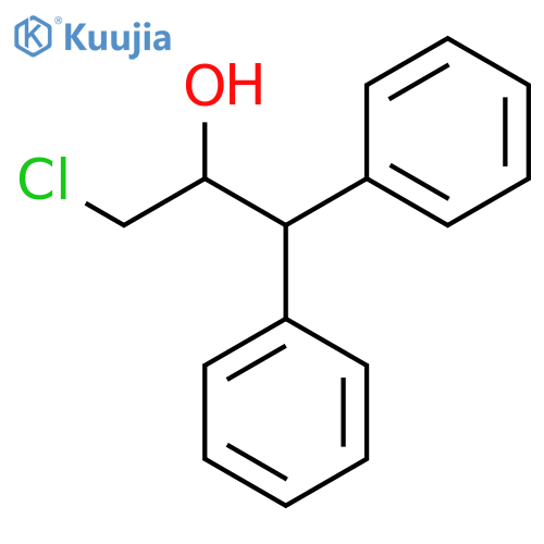 3-chloro-1,1-diphenylpropan-2-ol structure