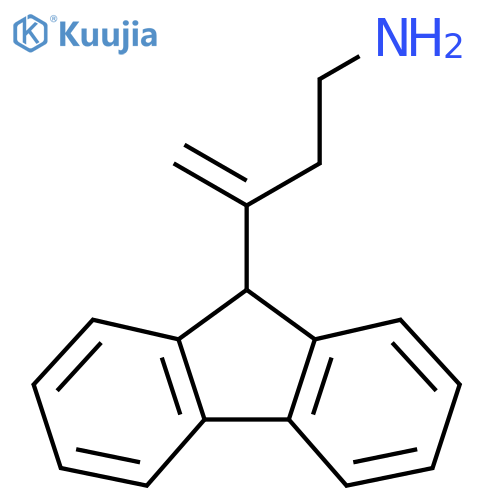 3-(9H-fluoren-9-yl)but-3-en-1-amine structure