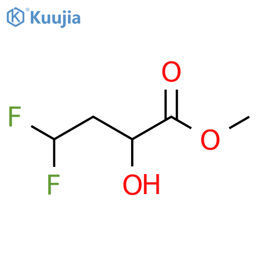 methyl 4,4-difluoro-2-hydroxybutanoate structure