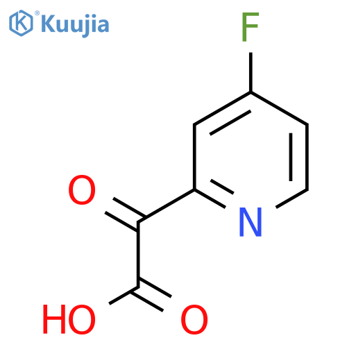 2-(4-fluoropyridin-2-yl)-2-oxoacetic acid structure