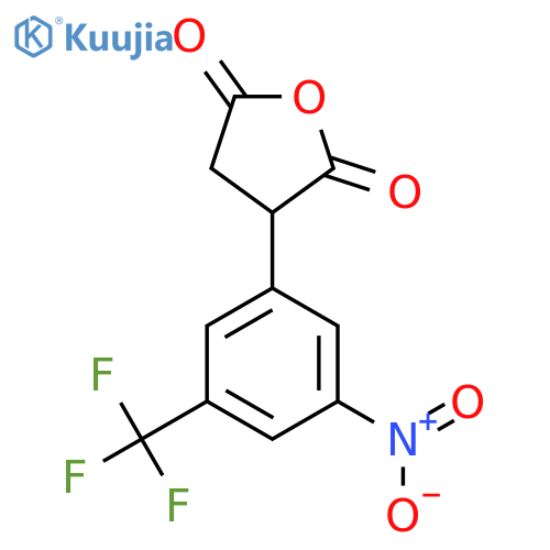 3-3-nitro-5-(trifluoromethyl)phenyloxolane-2,5-dione structure
