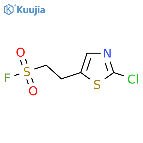 2-(2-chloro-1,3-thiazol-5-yl)ethane-1-sulfonyl fluoride structure
