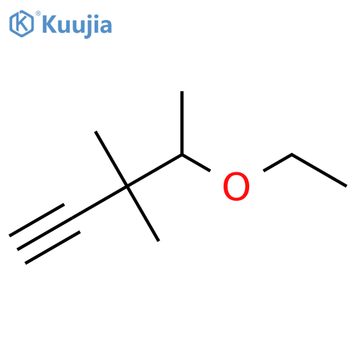4-ethoxy-3,3-dimethylpent-1-yne structure