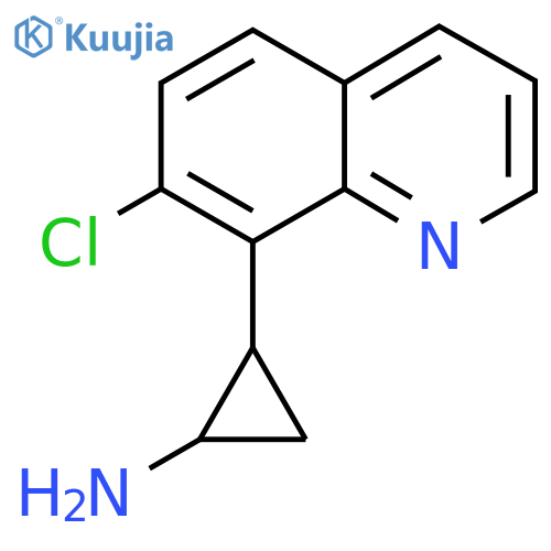 2-(7-chloroquinolin-8-yl)cyclopropan-1-amine structure