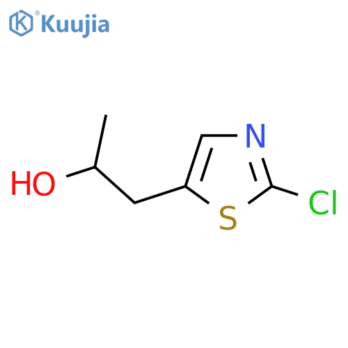 1-(2-chloro-1,3-thiazol-5-yl)propan-2-ol structure