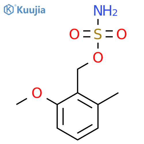 (2-methoxy-6-methylphenyl)methyl sulfamate structure