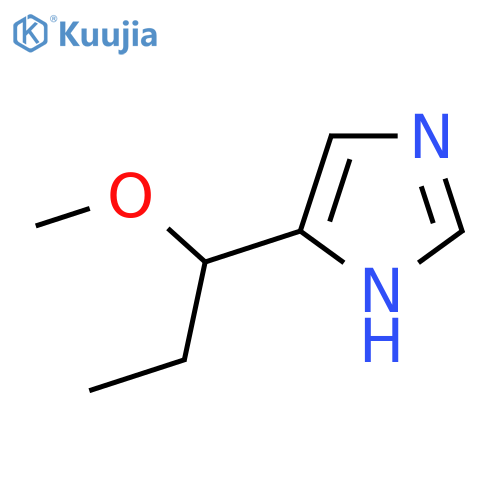 4-(1-methoxypropyl)-1H-imidazole structure