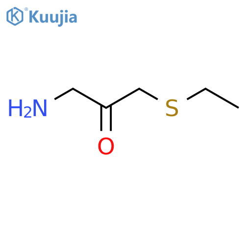 1-amino-3-(ethylsulfanyl)propan-2-one structure