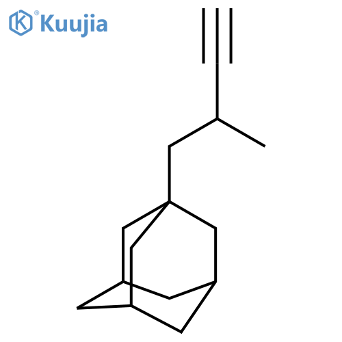 1-(2-methylbut-3-yn-1-yl)adamantane structure